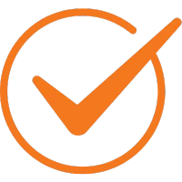 icon validé orange
